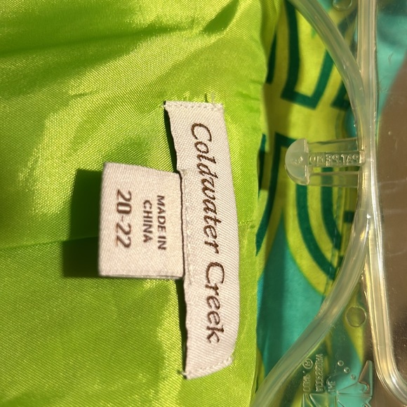 2 PIECE (jacket & shorts set) COLDWATER CREEK JACKET SIZE 20-22..SHORTS SIZE 20 - Picture 3 of 11